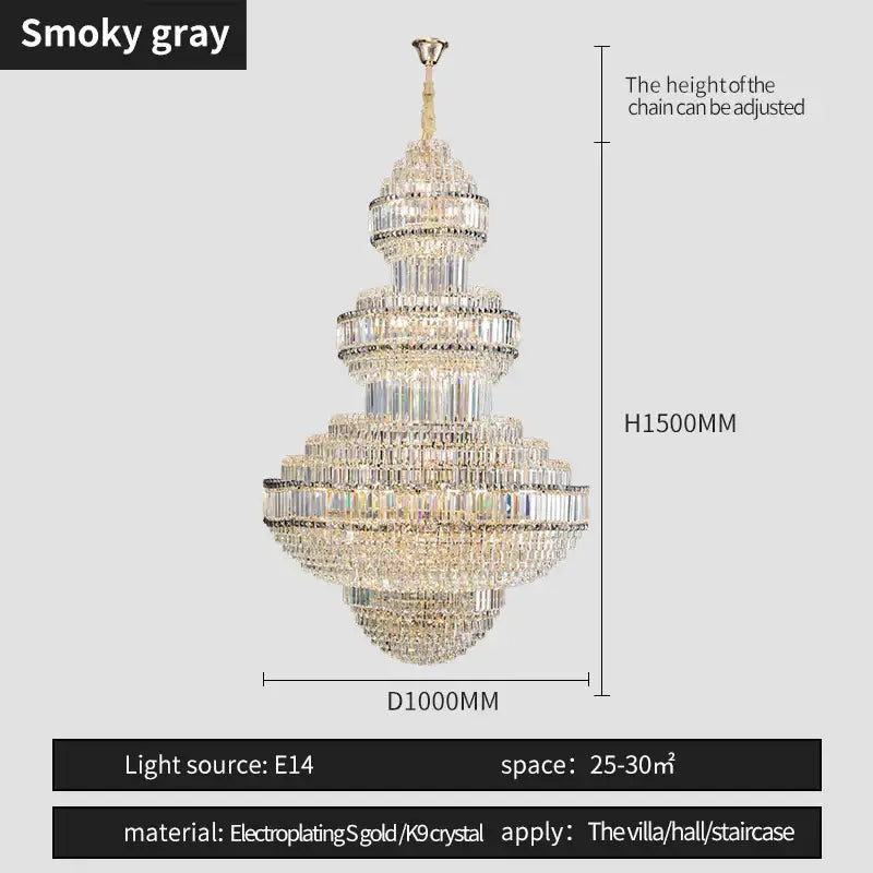 Gold Villa Chandelier