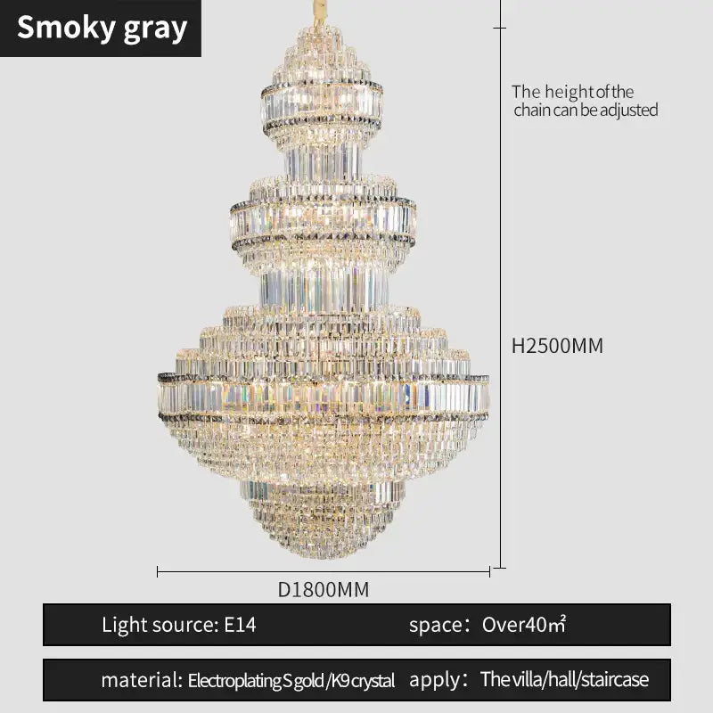 Gold Villa Chandelier