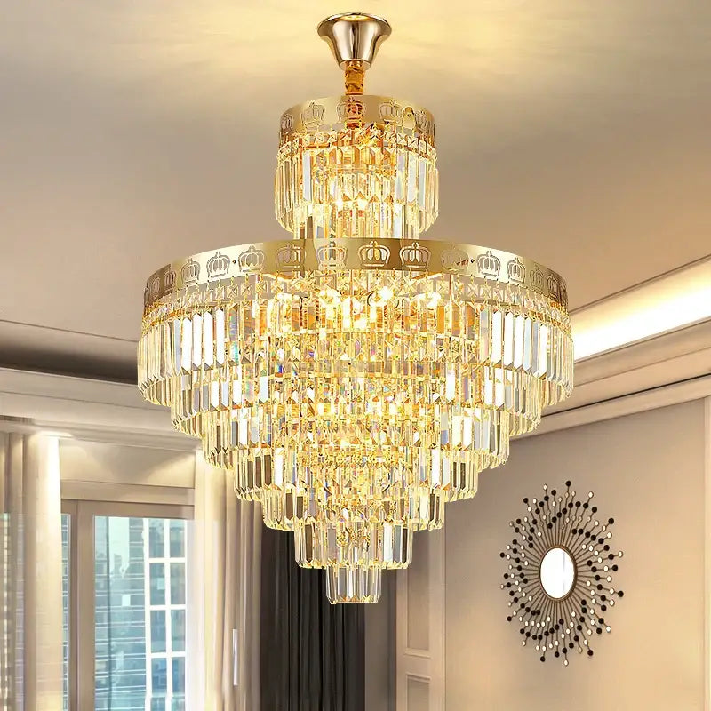 Golden Crown Chandelier