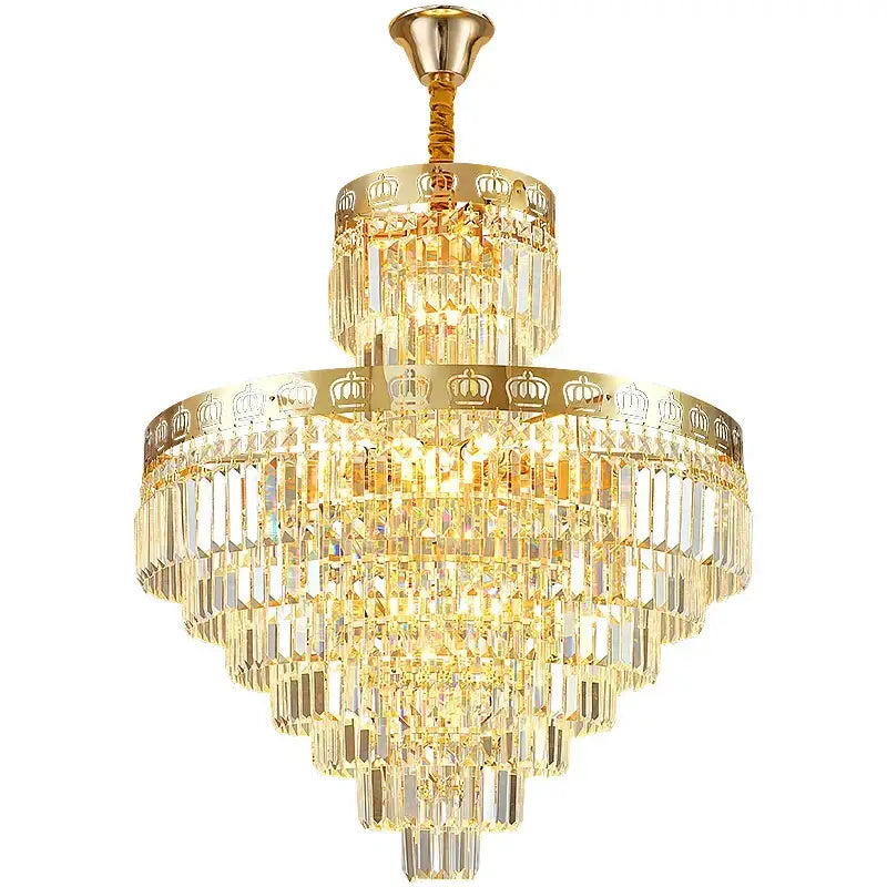 Golden Crown Chandelier