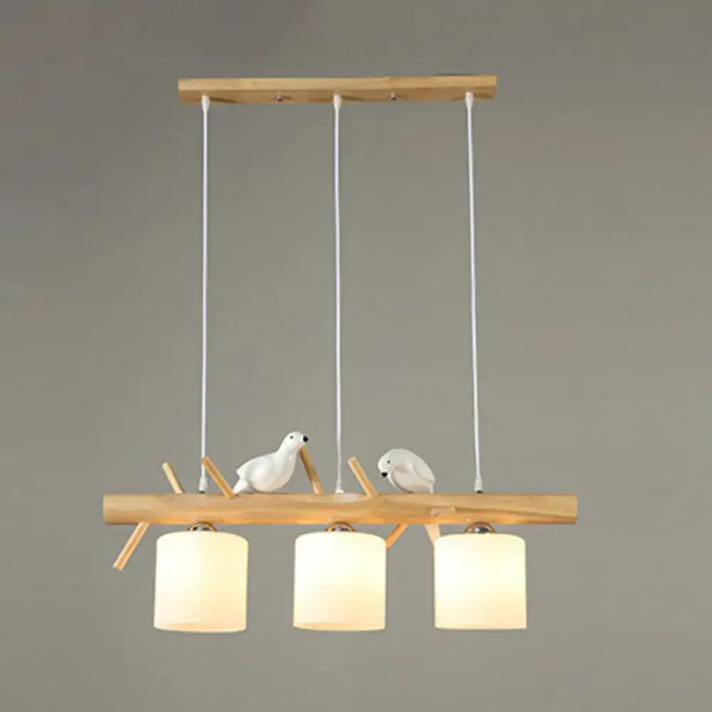 Bamboo Bird Pendant Light