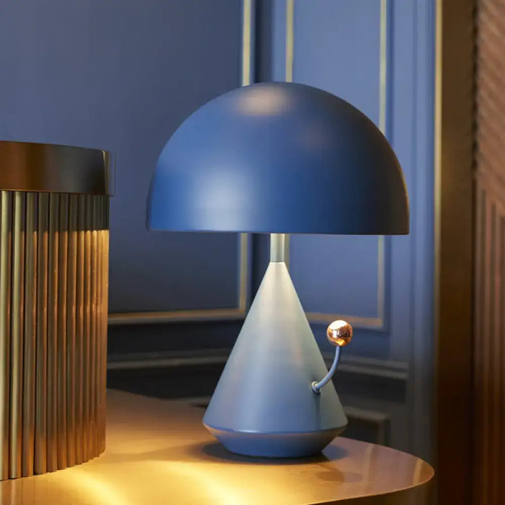 Blue Mushroom Table Lamp