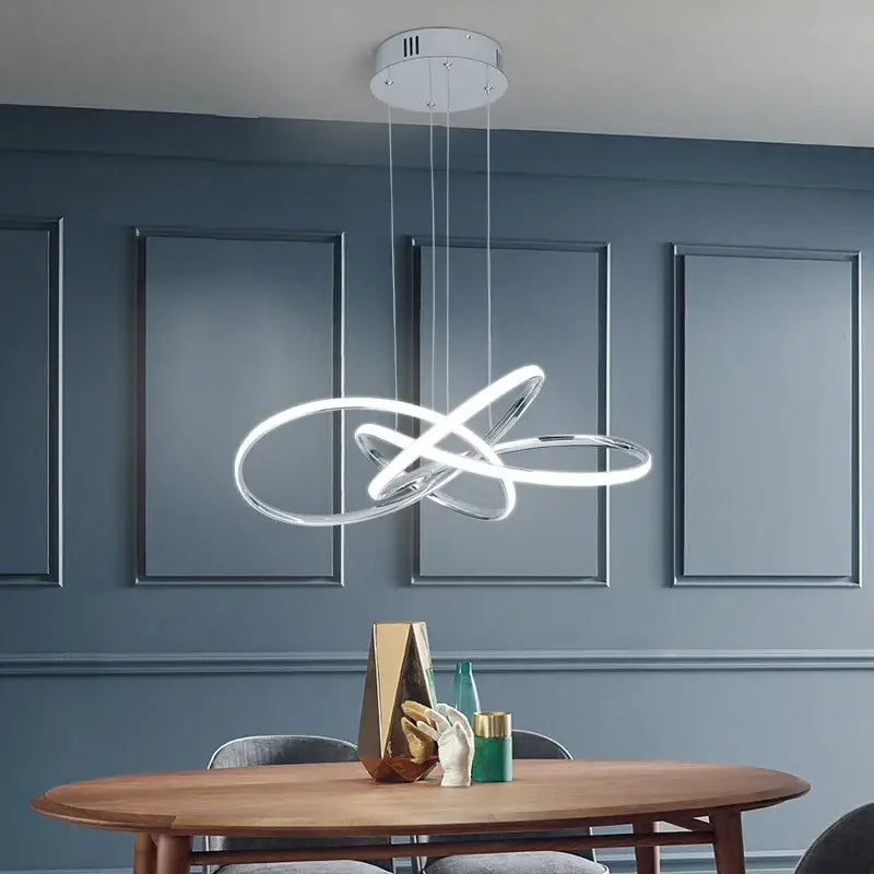 Gold Ring Chandelier Dimmable