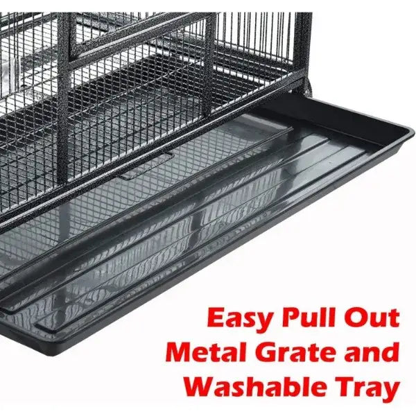 Black Metal Breeding Cage