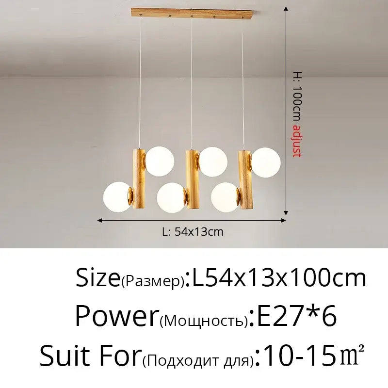 Gold Bamboo Pendant Lamp