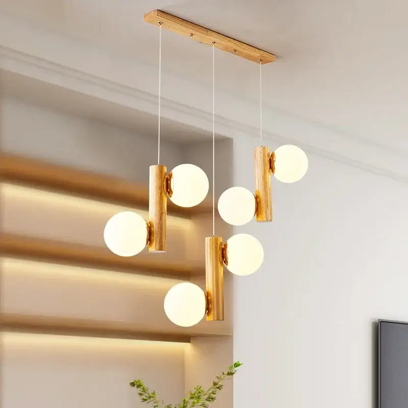 Gold Bamboo Pendant Lamp
