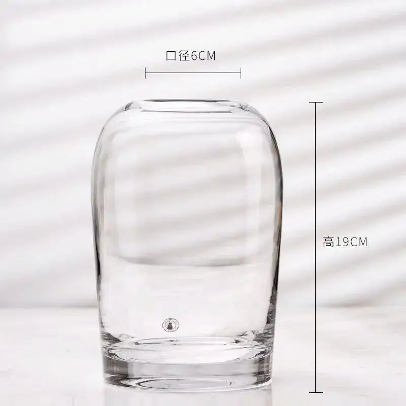 Gray Gradient Glass Vase Set