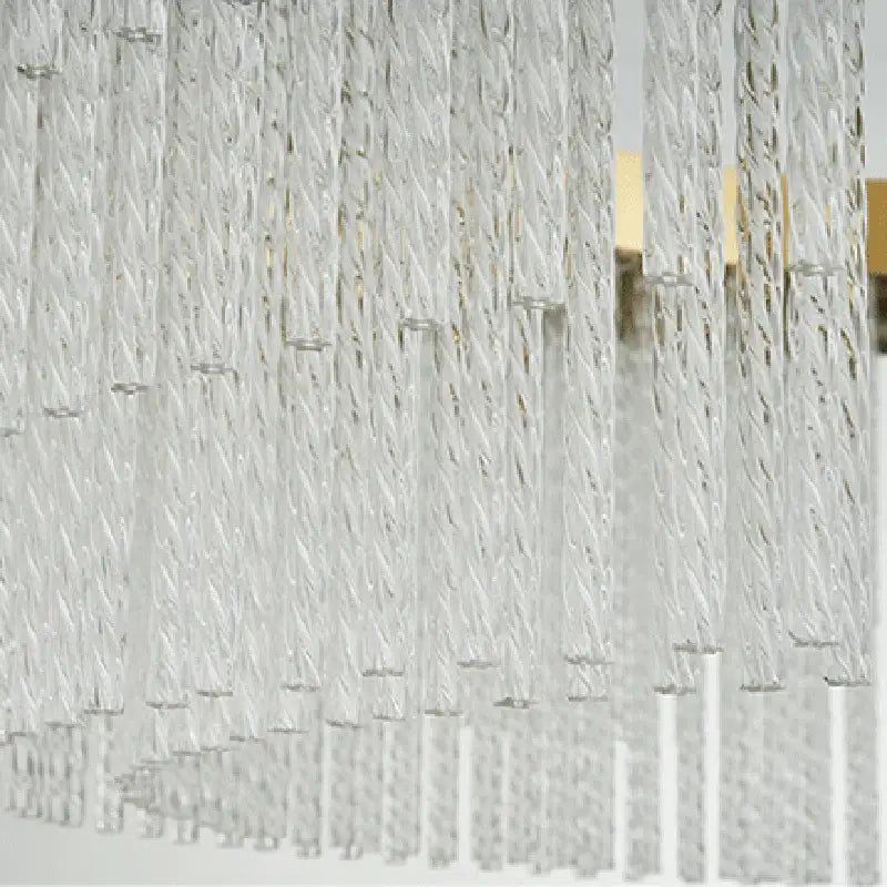 Gold Crystal Dining Chandelier
