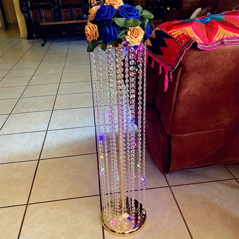 Gold Crystal Vase Set