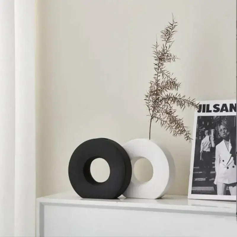 Ceramic Donut Vase