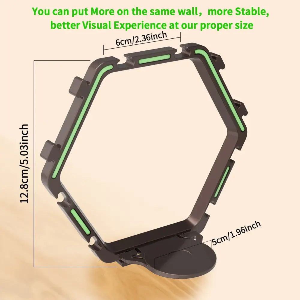 Black Modular Display Shelf