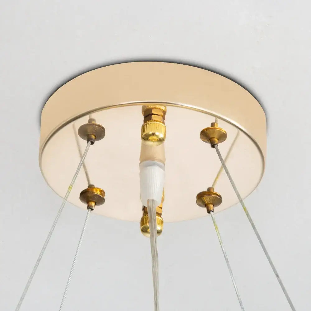 White Ceramic Flower Chandelier