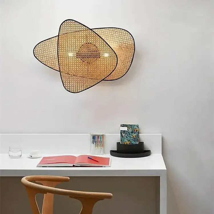 Natural Rattan Chandelier