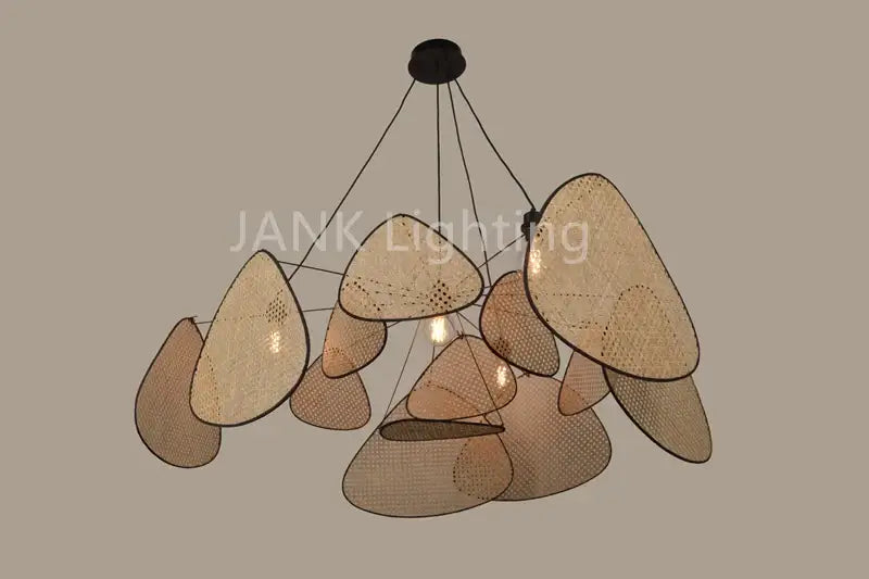 Natural Rattan Chandelier