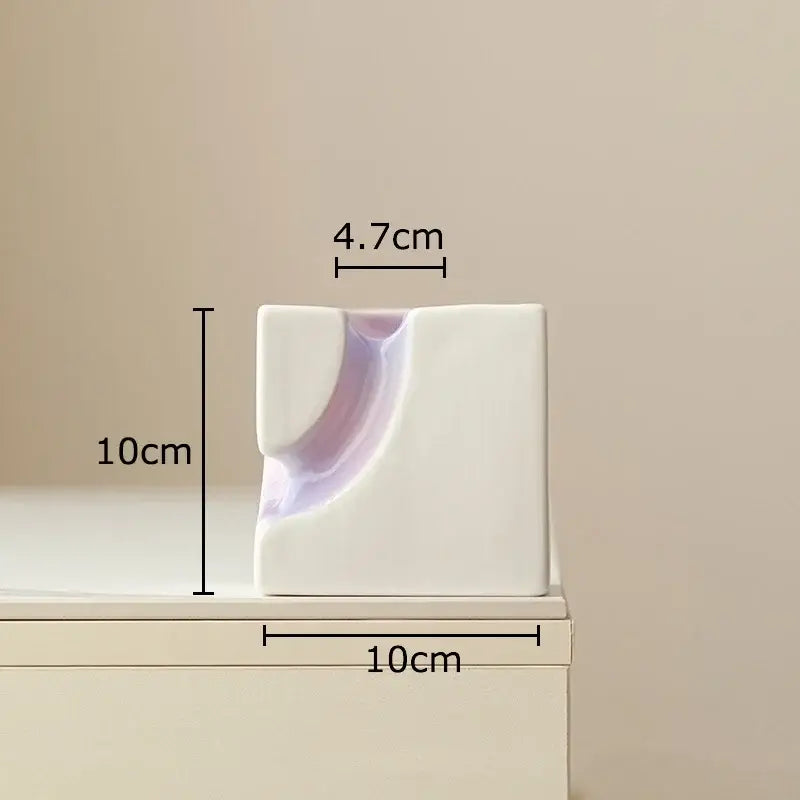 Purple Gradient Ceramic Vase