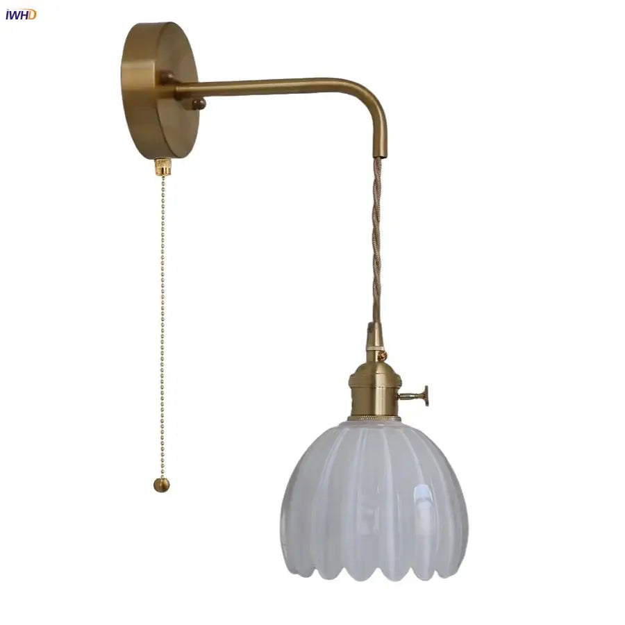 Brass Petal LED Wall Lamp
