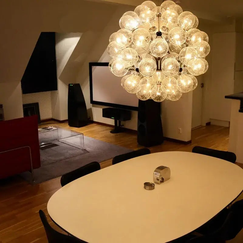 Glass Bubble Island Chandelier