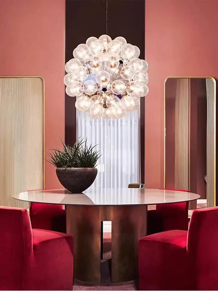 Glass Bubble Island Chandelier