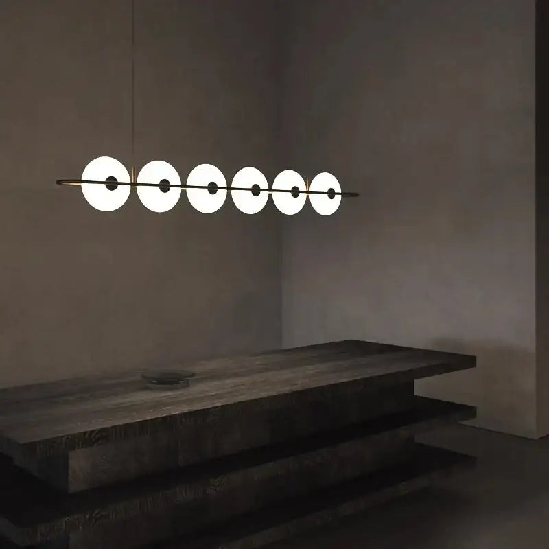 Modern Black White Chandelier