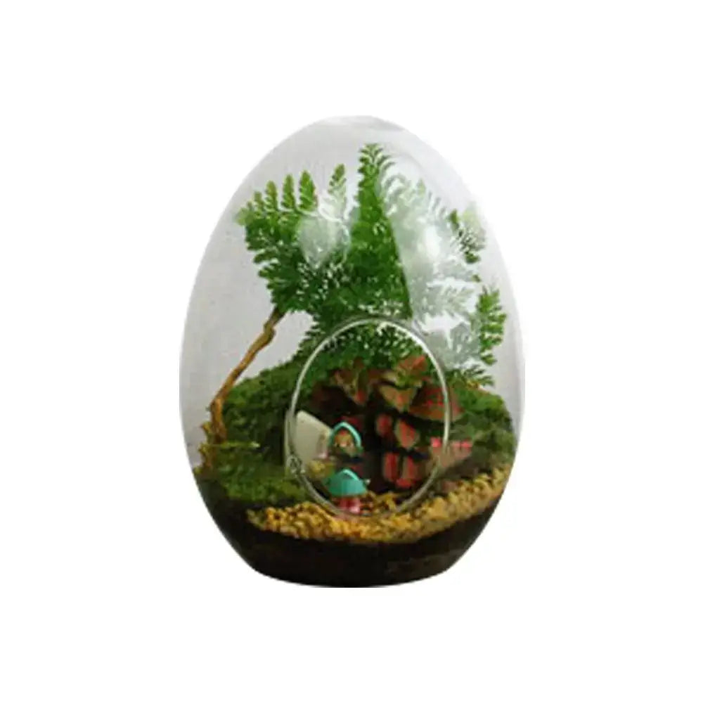 Glass Egg Terrarium Vase