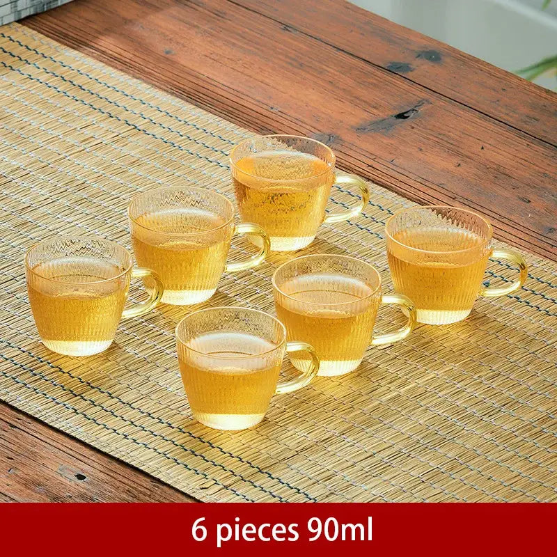 Glass Gold Knob Teapot