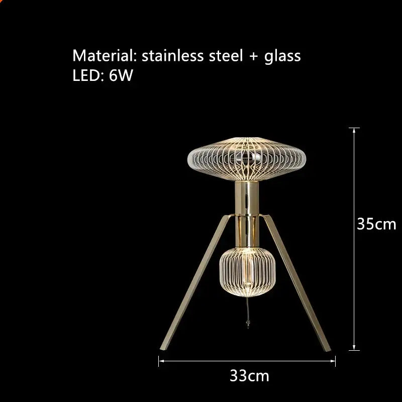 Glass Starburst LED Chandelier