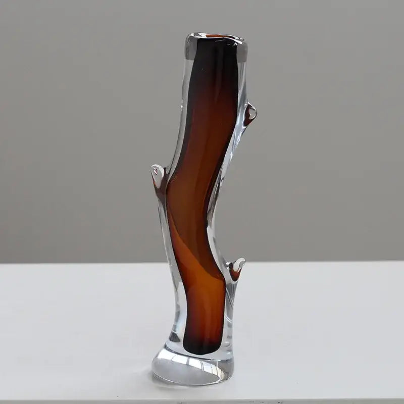 Fork Shape Glass Vase