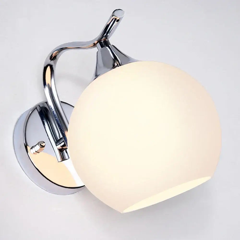 Chrome Frosted Wall Lamp