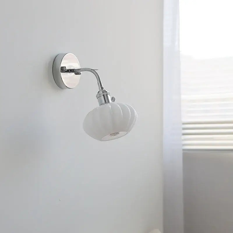 Chrome Glass Adjustable Sconce