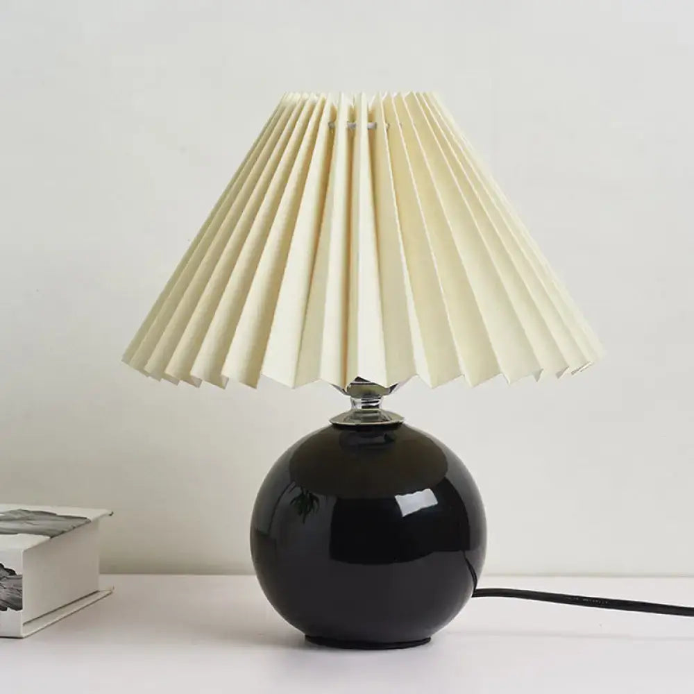 Black Ceramic Bedside Lamp