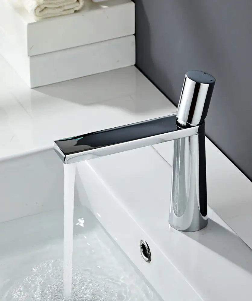 Brushed Gold Basin Faucet