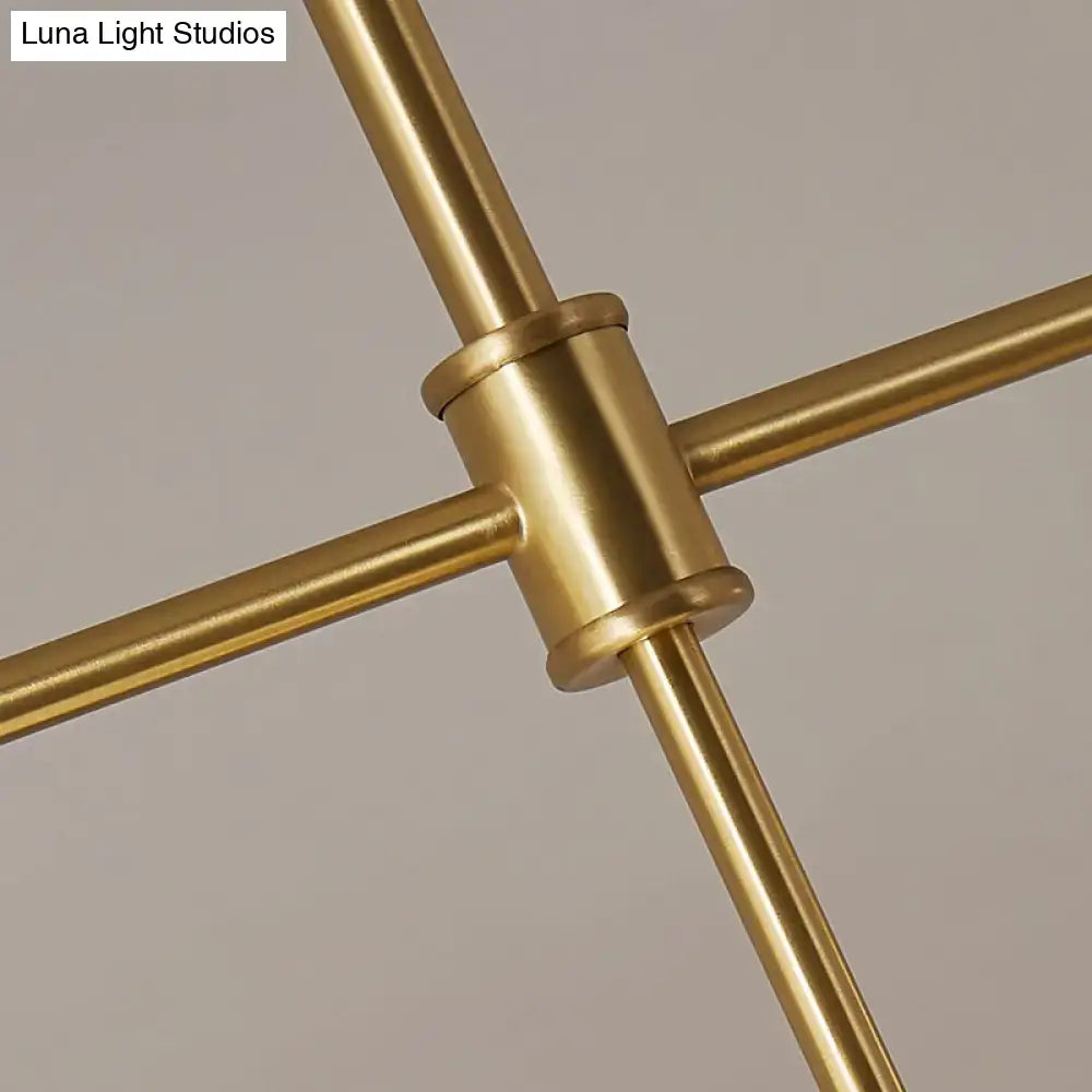 Gold Opaline Pendant Light