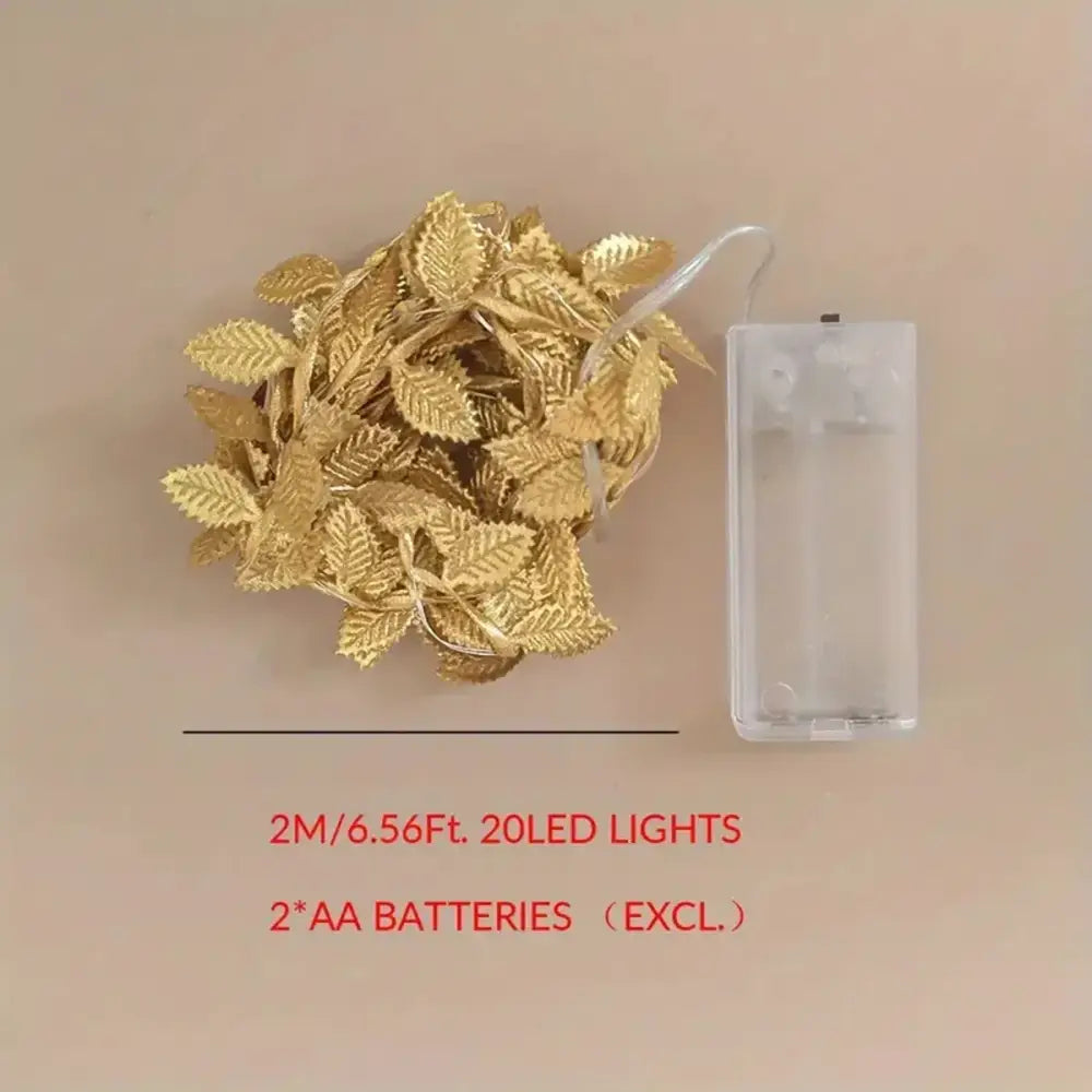 Gold Leaf Fairy Lights