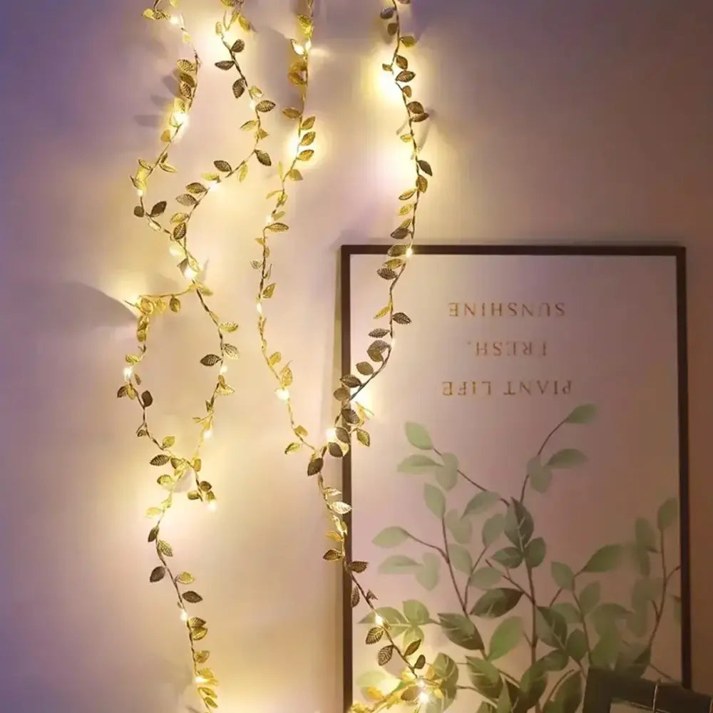 Gold Leaf Fairy Lights