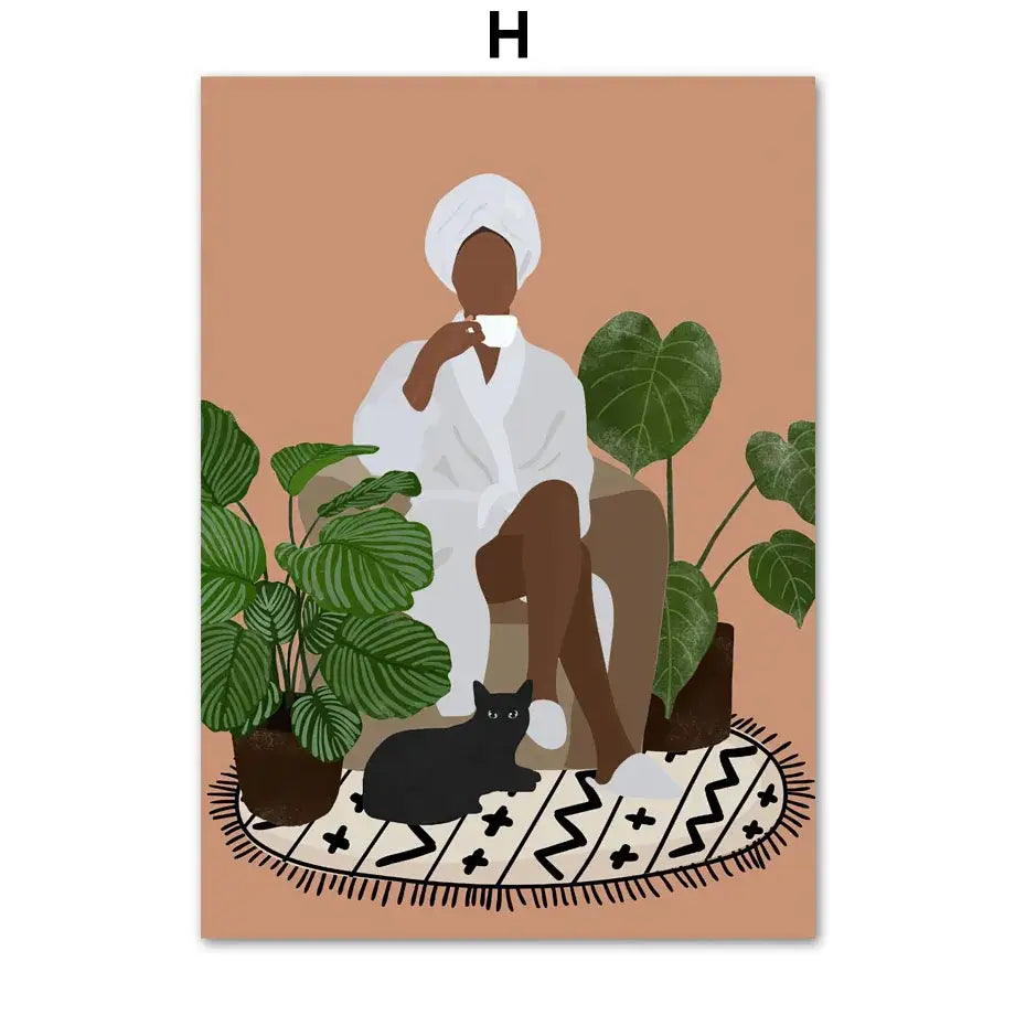 Botanical Green Plant Set