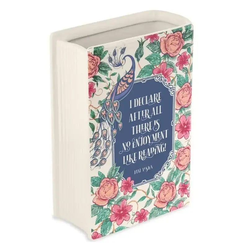 Navy Ceramic Book Vase