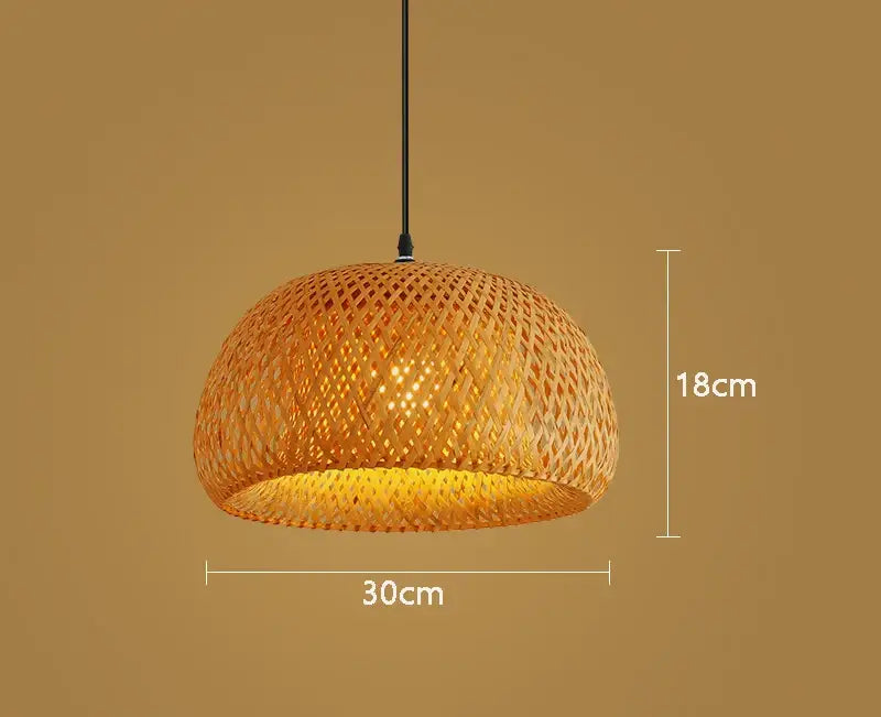 Bamboo Lantern Pendant Light