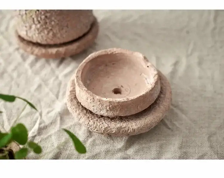 Terracotta Ceramic Vase Set