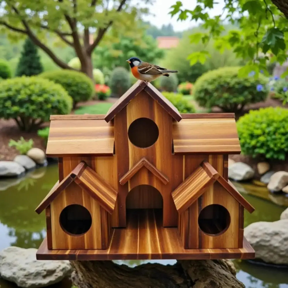 Brown Handmade Bird House