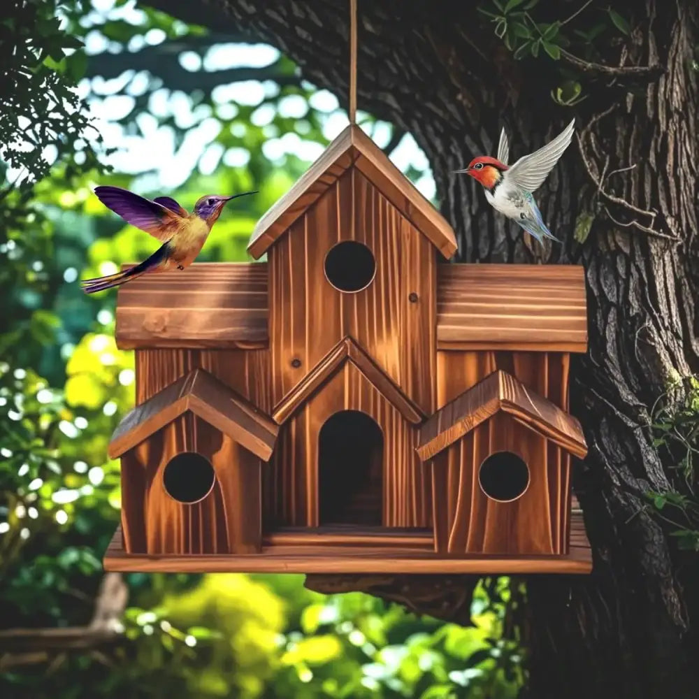 Brown Handmade Bird House