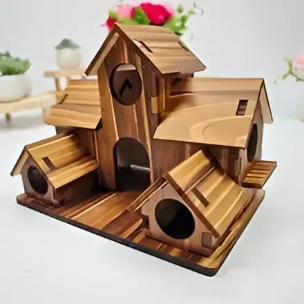 Brown Handmade Bird House