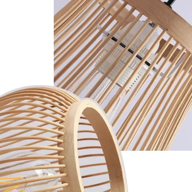 Rattan Wicker Pendant Light