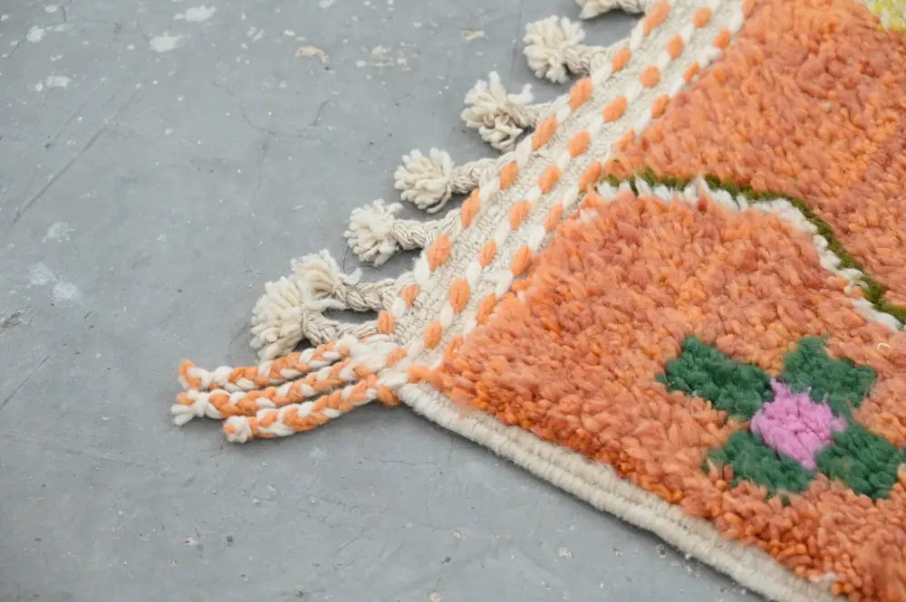 Orange Geometric Azilal Carpet