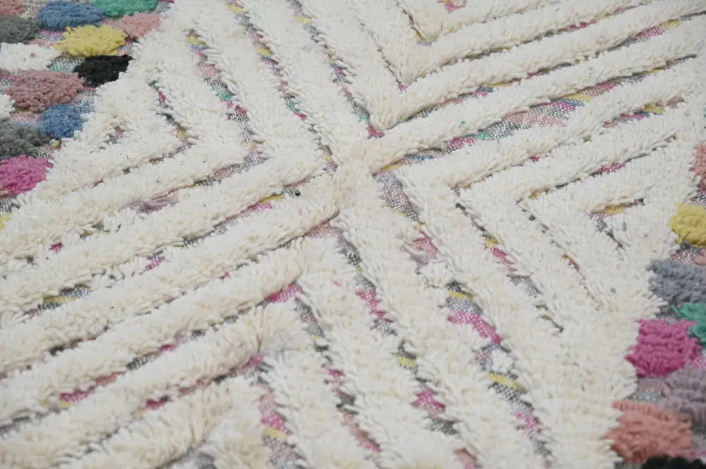 Colorful Geometric Azilal Moroccan Rug