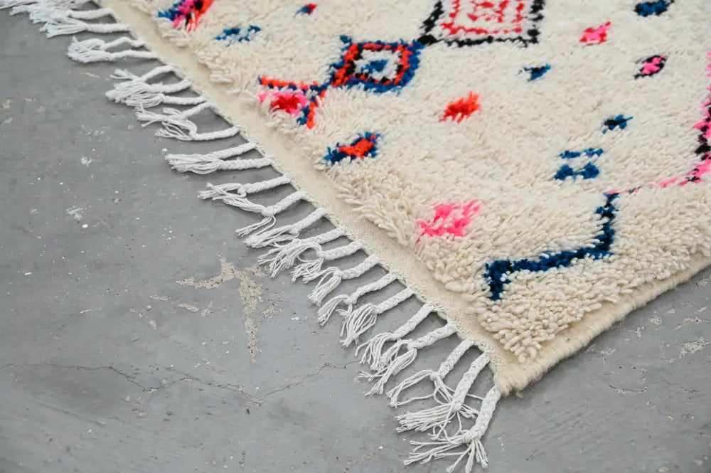 Beige Pink Moroccan Rug