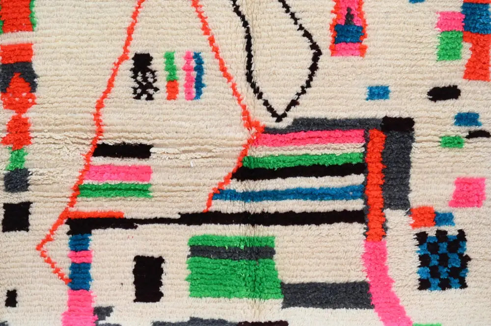 Vibrant Wool Azilal Rug