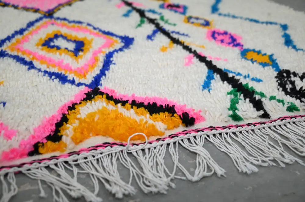Beige Azilal Moroccan Rug