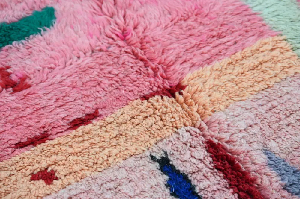Colorful Moroccan Living Rug