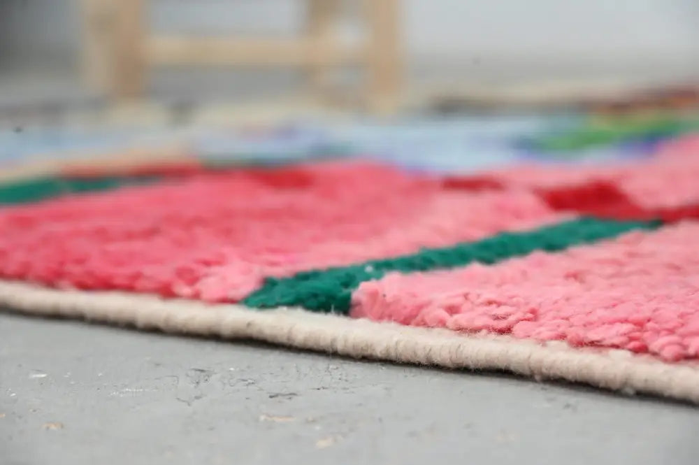 Colorful Moroccan Living Rug