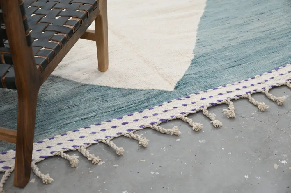 Beige Purple Azilal Rug